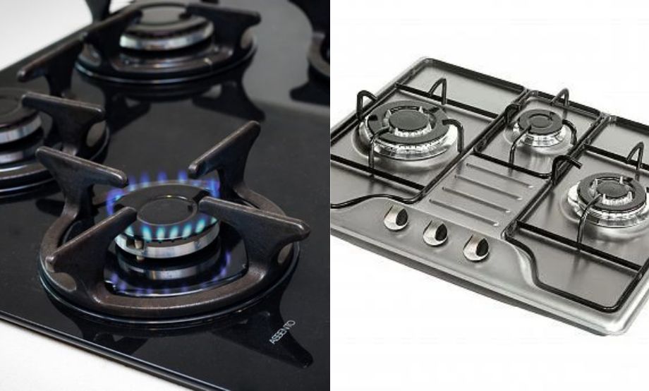Glass top glass stoves and stainless steel gas stoves